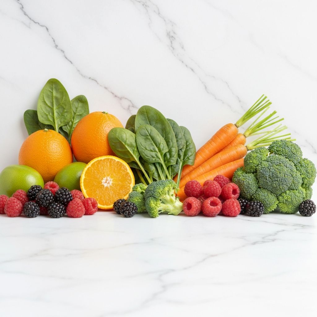 Naturalne źródła witamin - owoce i warzywa